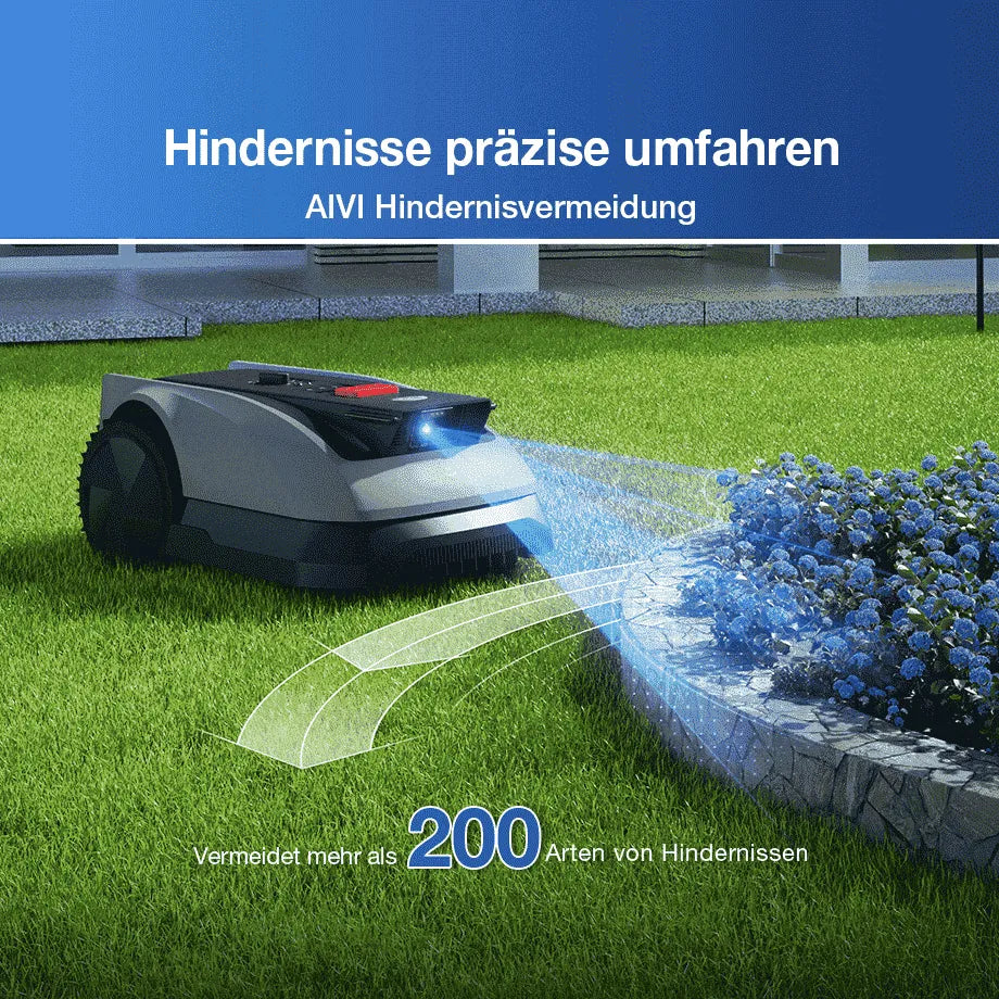 ECOVACS GOAT Mähroboter O600 RTK Mit Fortschrittlicher Kartierung Für Bis Zu 600 m2 Garten Präzises Müheloses Mähen