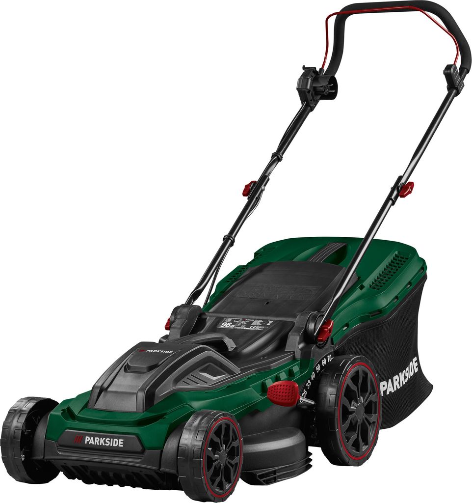 PARKSIDE Elektro Rasenmäher PERM 1800 A1 Mit Turbo Power 1800 W Und 44 cm Schnittbreite Für Saubere Rasenkanten