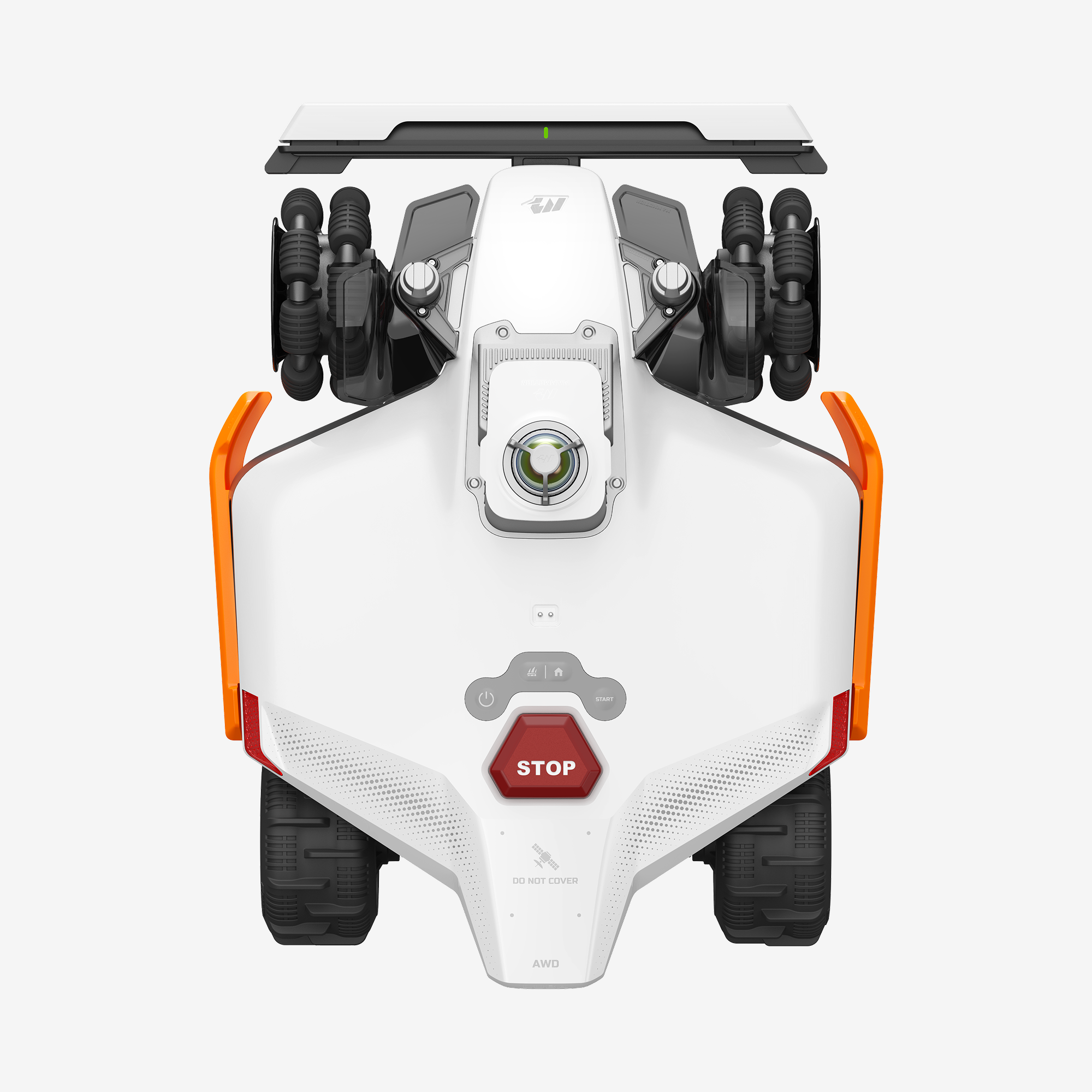 MAMMOTION LUBA 3 AWD Mähroboter Ohne Begrenzungskabel Mit Tri Fusion Positionierungssystem 360 Grad LiDAR NetRTK KI Vision