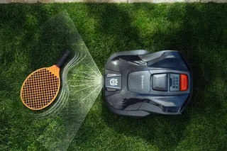 Husqvarna Automower Aspire R6V Kabelloser Mähroboter Für Kleine Gärten Bis 600 M2 Ohne Begrenzungskabel Und WLAN Abdeckung