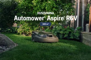 Husqvarna Automower Aspire R6V Kabelloser Mähroboter Für Kleine Gärten Bis 600 M2 Ohne Begrenzungskabel Und WLAN Abdeckung